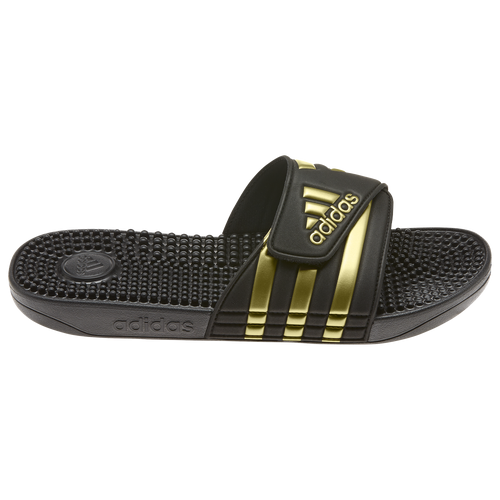 adidas gold and black sliders