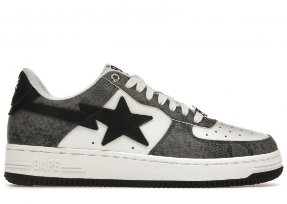 A Bathing Ape Bape Sta Snake Skin Black