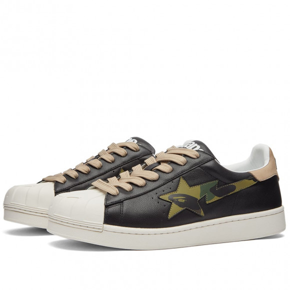 A Bathing Ape Skull STA Sneaker Black - 001FWI801012M-BLK