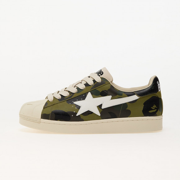 Sneakers A BATHING APE Skull Sta 1St Camo Green - 001FWJ201008I-GRN