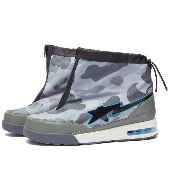 A Bathing Ape Honeycomb Camo Zip Road Sta Grey - 001FWJ301004M-GRY