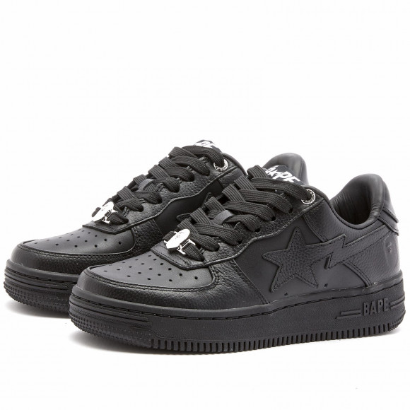 A Bathing Ape Women's BAPE STA #6 Sneakers Black - 001FWJ302013I-BLK