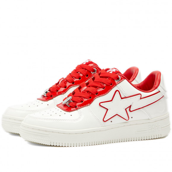 A Bathing Ape BAPE STA #8 Sneakers Red - 001FWJ302017I-RED