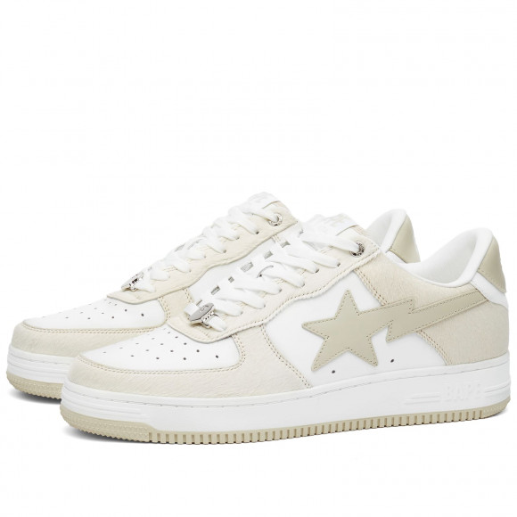 A Bathing Ape Men's Bape Sta #1 Sneaker Beige - 001FWJ801050I-BGE