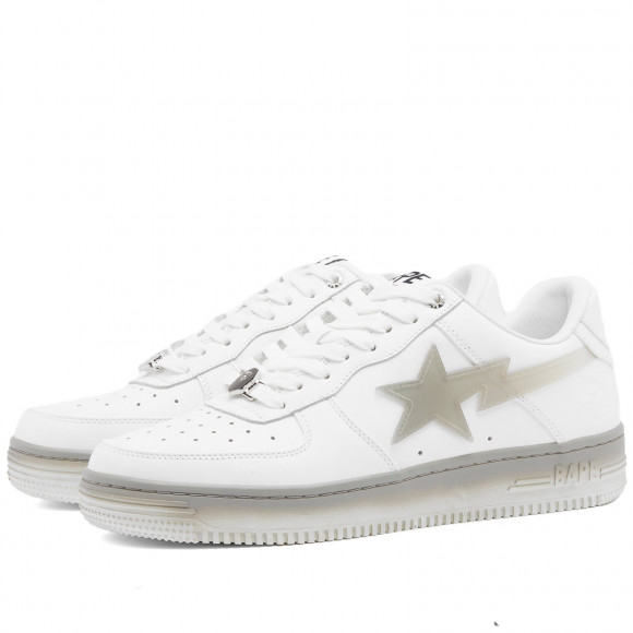 A Bathing Ape Men's Bape Sta #5 Sneaker White - 001FWJ801054I-WHT