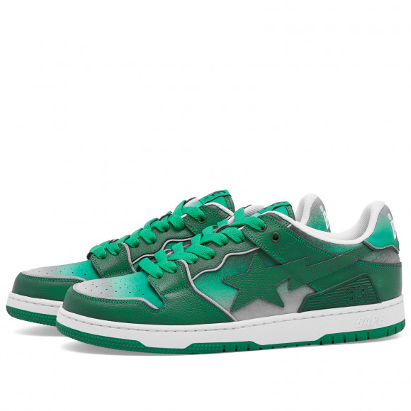 A Bathing Ape Men's Bape Sk8 Sta #4 Sneaker Green - 001FWJ801058I-GRN