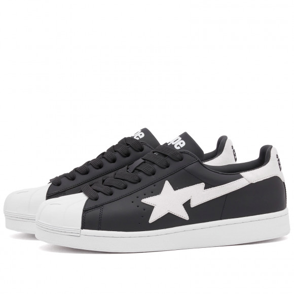 A Bathing Ape Men's Skull Sta #2 Sneaker Black - 001FWJ801065I-BLK