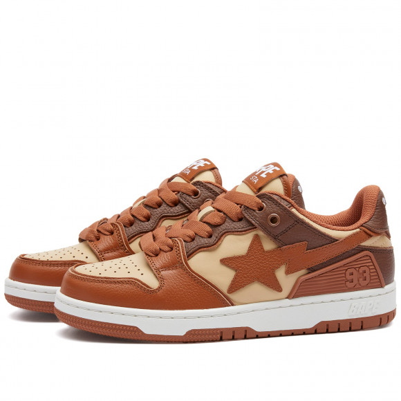 A Bathing Ape Women's Bape Sk8 Sta #5 Sneakers Brown - 001FWJ802059I-BRN