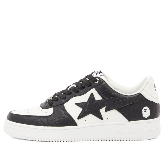 A Bathing Ape Men's BAPE Sta Nubuck Camo Sneaker Black - 001FWK301304M-BLK