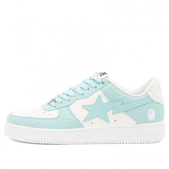 A Bathing Ape Men's BAPE Sta Nubuck Camo Sneaker Blue - 001FWK301304M-BLU