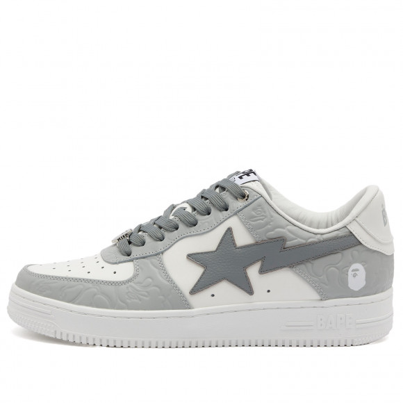 A Bathing Ape Men's BAPE Sta Nubuck Camo Sneaker Grey - 001FWK301304M-GRY