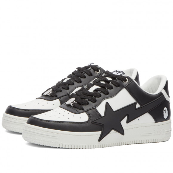 A Bathing Ape Men's BAPE Sta Enlarged Sneaker Black - 001FWK301306M-BLK