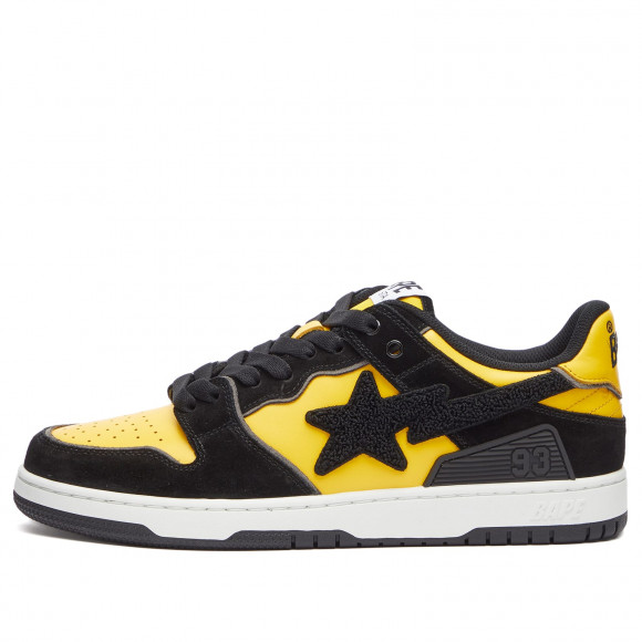 A Bathing Ape Men's SK8 Sta Sneaker Yellow - 001FWK301309M-YLW