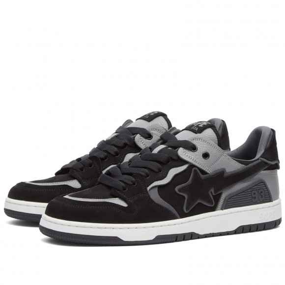 A Bathing Ape Men's SK8 Sta Sneaker Black - 001FWK301313M-BLK