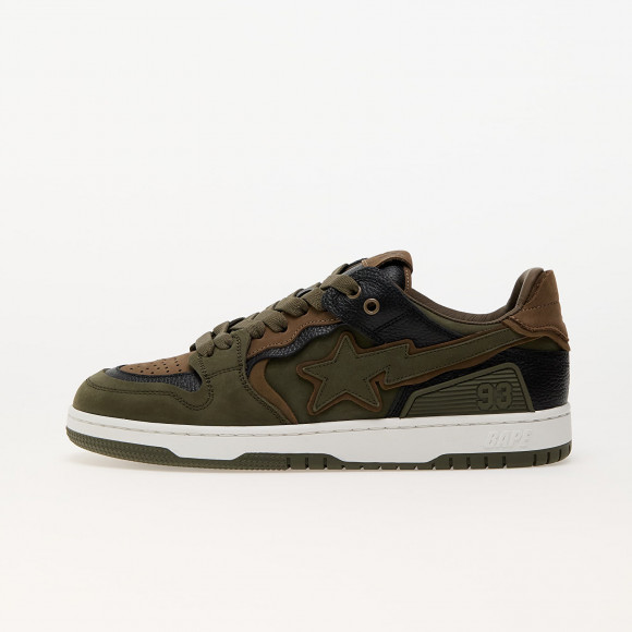 Sneakers A BATHING APE Bape Sk8 Sta 6 Olive Drab - 001FWK301313M-OLD