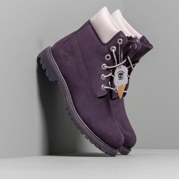 Sneakers Timberland Premium 6 In Waterproof Boot Dark Purple Nubuck - 0A1VKG