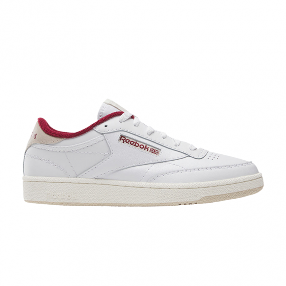 Club C 85 'White Classic Maroon' - 100032972