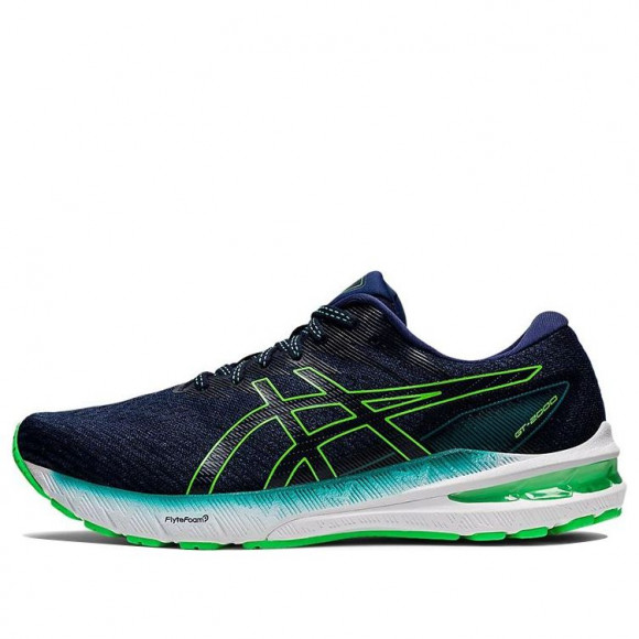 ASICS GT-2000 10 BLUE/GREEN Marathon Running Shoes 1011B185-405