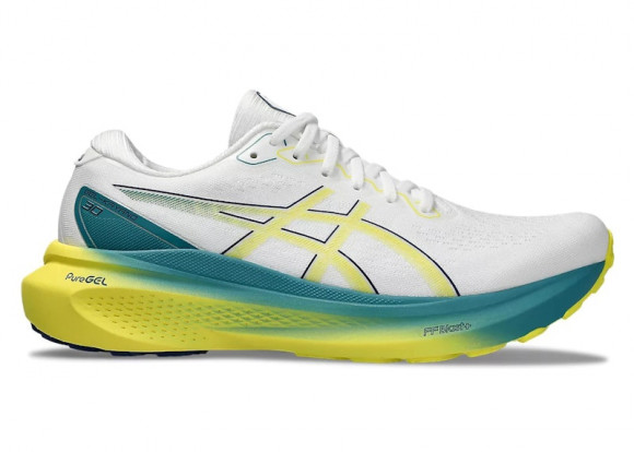 Gel Kayano 30 'White Bright Yellow' - 1011B548-101