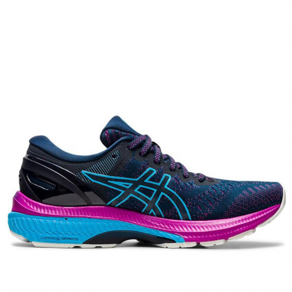 Asics Womens WMNS Gel Kayano 27 Wide 'French Blue Digital Aqua' French Blue/Digital Aqua Marathon Running Shoes/Sneakers 1012A713-401 - 1012A713-401