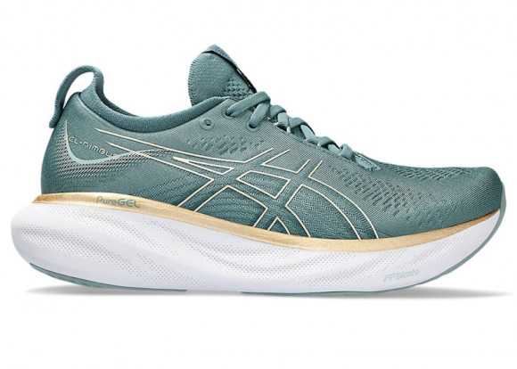 ASICS Gel-Nimbus 25 Foggy Teal Champagne (Women's) - 1012B356-403