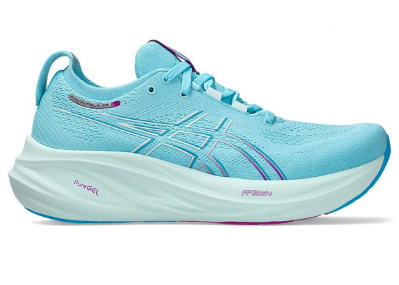 ASICS Gel-Nimbus 26 Bright Cyan Bold Magenta (Women's) - 1012B601-404