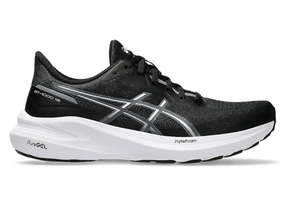 ASICS GT-1000 13 Black White (Women's) - 1012B663-003