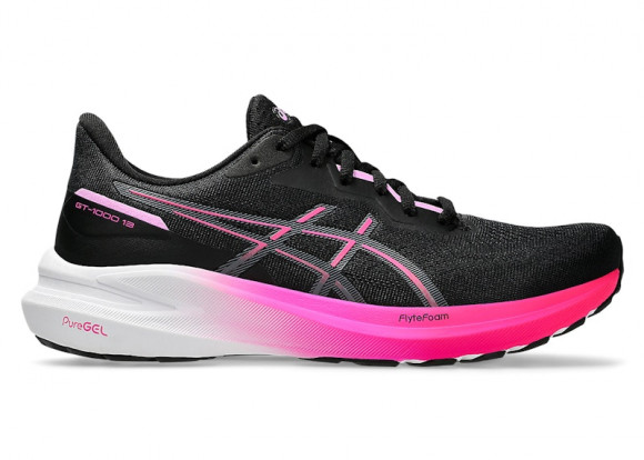 ASICS GT-1000 13 Black Pink Glo (Women's) - 1012B663-005