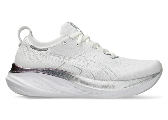 ASICS Gel-Nimbus 26 Platinum Real White Pure Silver (Women's) - 1012B720-100