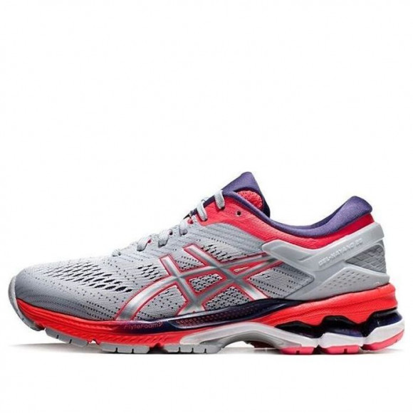 (GS) ASICS Gel-Kayano 26 Sport Shoes Gray/Silver - 1014A066-020