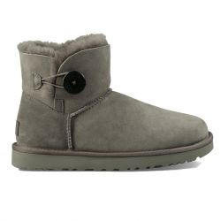 Buty damskie UGG Mini Bailey Button II 1016422 GREY - 1016422-GREY