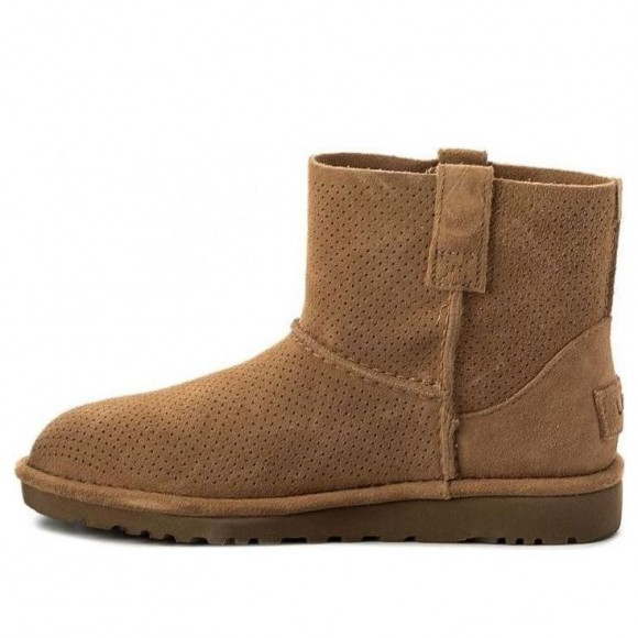 (WMNS) UGG Classic Unlined Mini Perf 'Light Brown' - 1016852-TAW