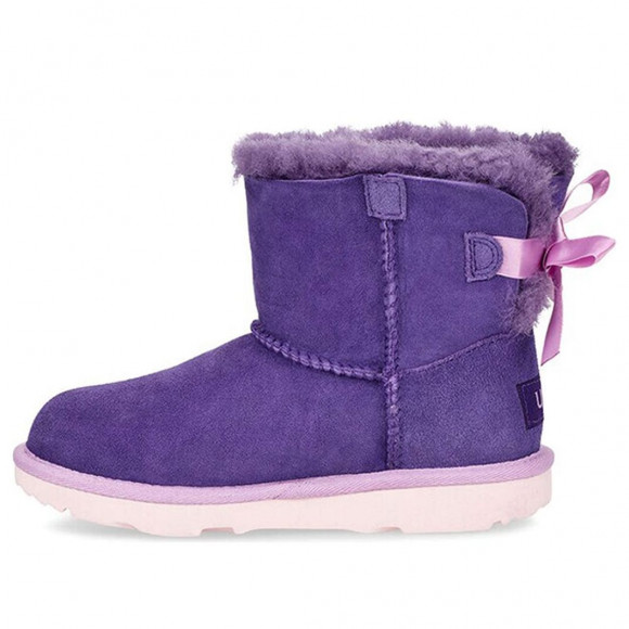 UGG Mini Bailey Bow II Fleece Lined Big Boys Purple - 1017397K-VBLM