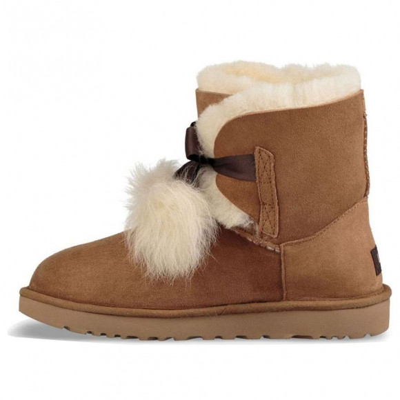 (WMNS) UGG Gita Snow Boots Brown - 1018517-CHE