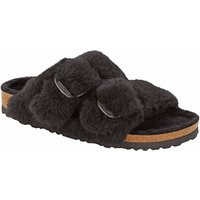 Birkenstock Arizona Bb Shearling Teddy Black Laf, Schwarz - 1023105