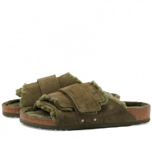 Birkenstock Kyoto Shearling Thyme Suede - 1025676