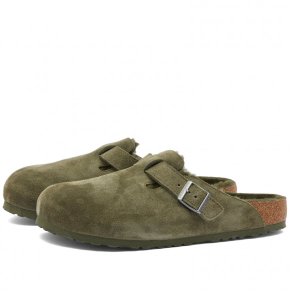 Birkenstock Boston Shearling Thyme Suede - 1025686