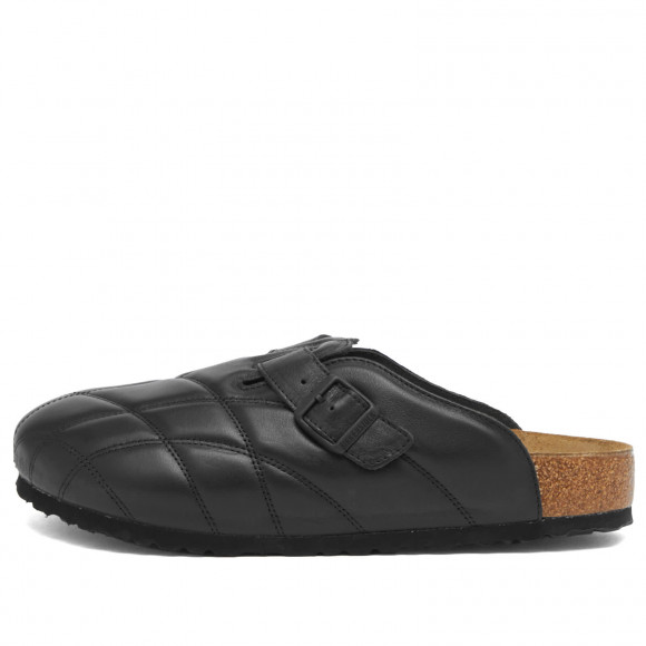 Birkenstock Men's x Jesse Leyva Boston Off-Grid Clog - Black Leather - 1028780