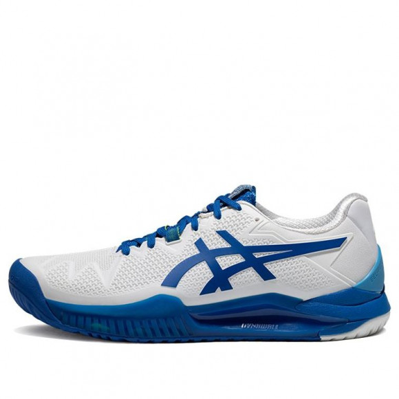 ASICS Gel Resolution 8 'Novak Pack' WHITE/BLUE Tennis shoes 1041A345-960
