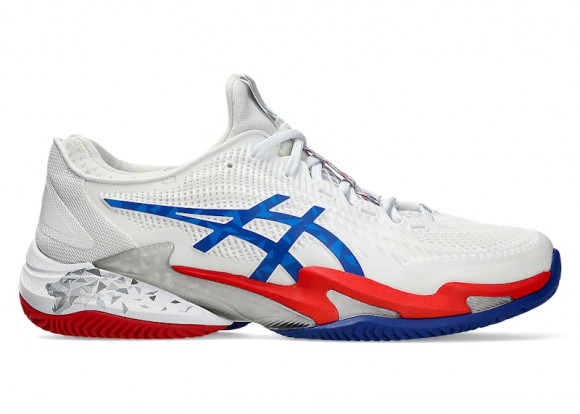 ASICS Court FF 3 Novak Clay Paris White Asics Blue - 1041A499-100