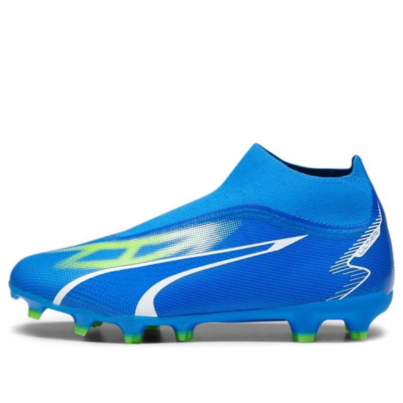 PUMA Ultra Match+ Laceless FG/AG 'Ultra Blue White Green' - 107511-03