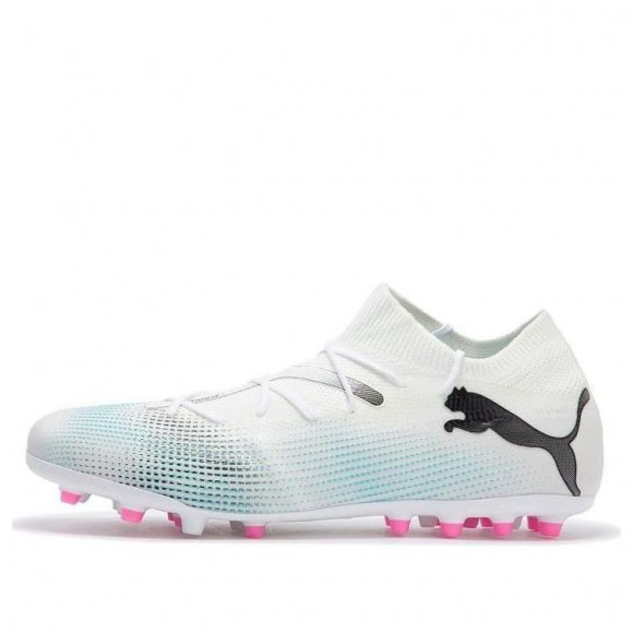 PUMA Future 7 Match MG Cleats 'White Blue Pink' - 107719-01