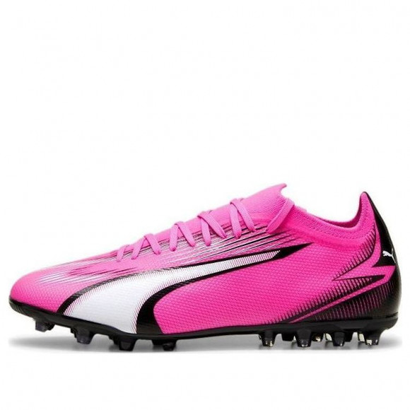 PUMA Ultra Match MG Track Shoes 'Pink White Black' - 107756-01