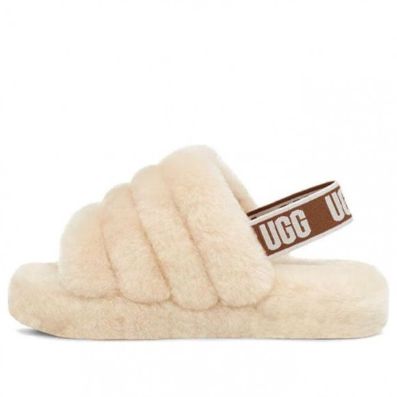 (PS) UGG Fluff Yeah Slide 'Natural' - 1098494K-NAT