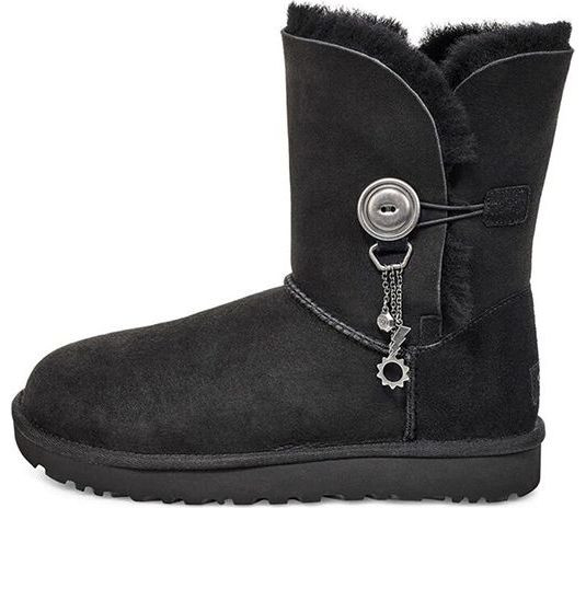 (WMNS) UGG Azalea Charm Snow Boots Black - 1103129-BLK