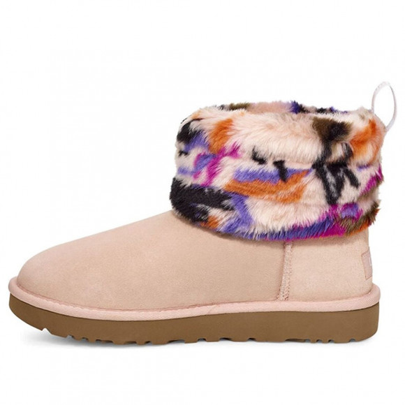 Pink fluff quilted uggs hotsell