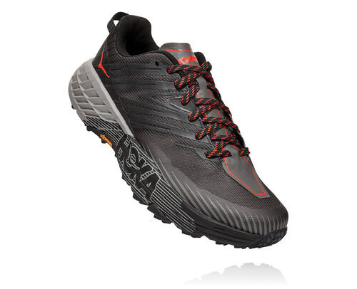 HOKA Speedgoat 4 Sport Schuhe für Herren in Schwarz Größe 43 1/3 - 1106528-DGGA