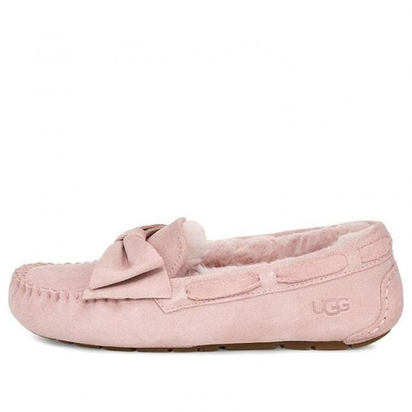 (WMNS) UGG Dakota Suede Bow Slipper 'Pink Crystal' - 1106552-PCRY