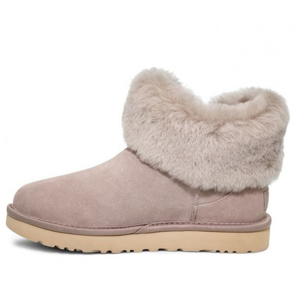 (WMNS) ugg ravenna Cinched Fur Mini Snow Boots Grey - 1106909-OYS