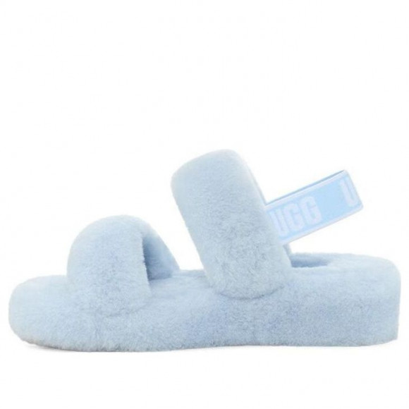 (WMNS) UGG Oh Yeah Slide 'Light Blue' - 1107953-CRK